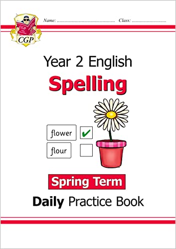 KS1 Spelling Year 2 Daily Practice Book: Spring Term (CGP Year 2 Daily Workbooks)